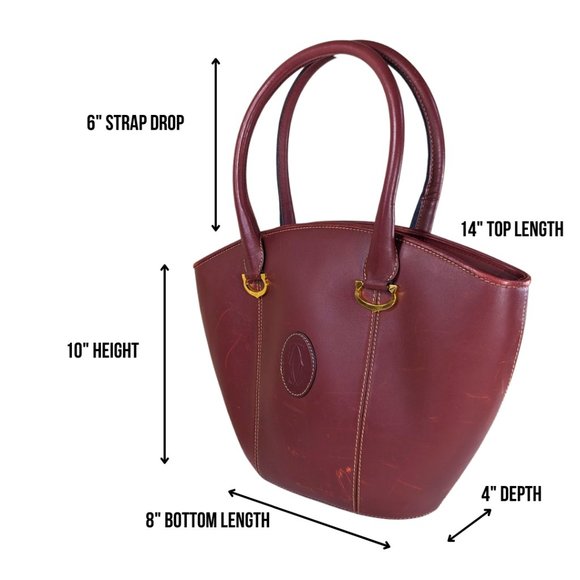 Cartier Must de Leather Shoulder Bag & Long Bi-Fold Leather Wallet DL205925 - Picture 4 of 16